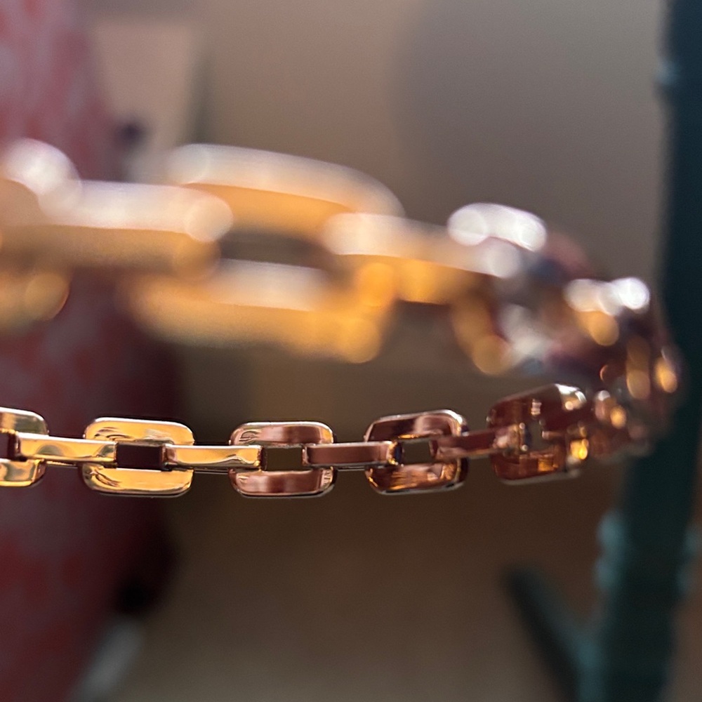 Coach Rose gold colored Chain Link Bracelet - Picture 4 of 4
